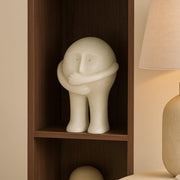 Resin Modern Decorative Sculpture - 16 cm - White