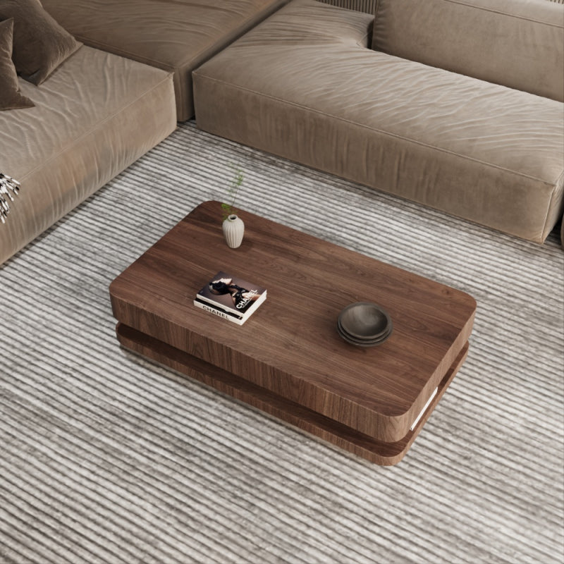 Elegant Coffee Center Table Wood by Alhome - 100x35x50 cm