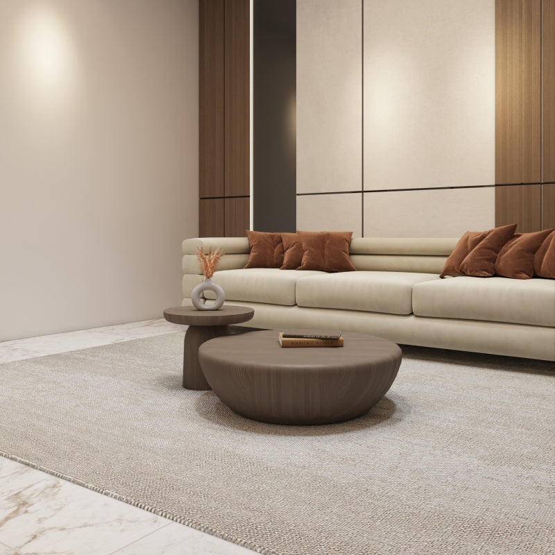 Luxurious Coffee Center Table Wood by Alhome - 95x34x95 cm