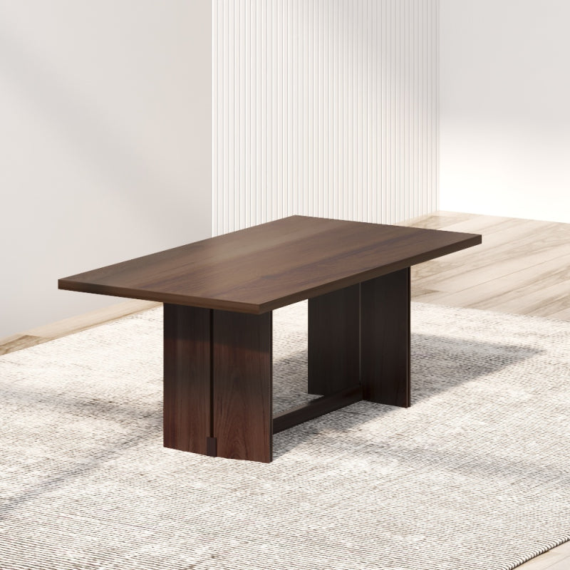 Coffee Center Table Wood by Alhome - 95x34x95 cm