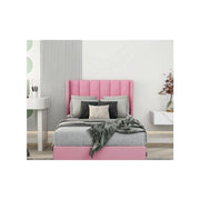 Pink Linen Single Bed Size 120x200 By Alhome - Zrafh.com - Your Destination for Baby & Mother Needs in Saudi Arabia