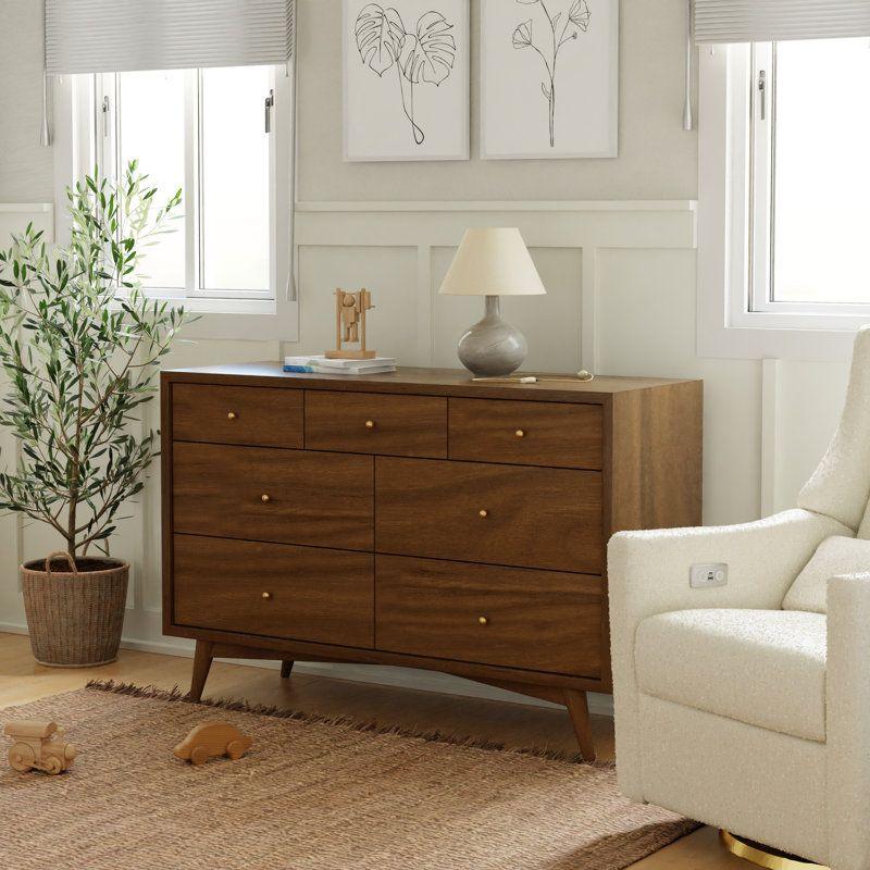 Kids Engineered Wood Dresser - 133x48x86 cm - White By Alhome - 110112943