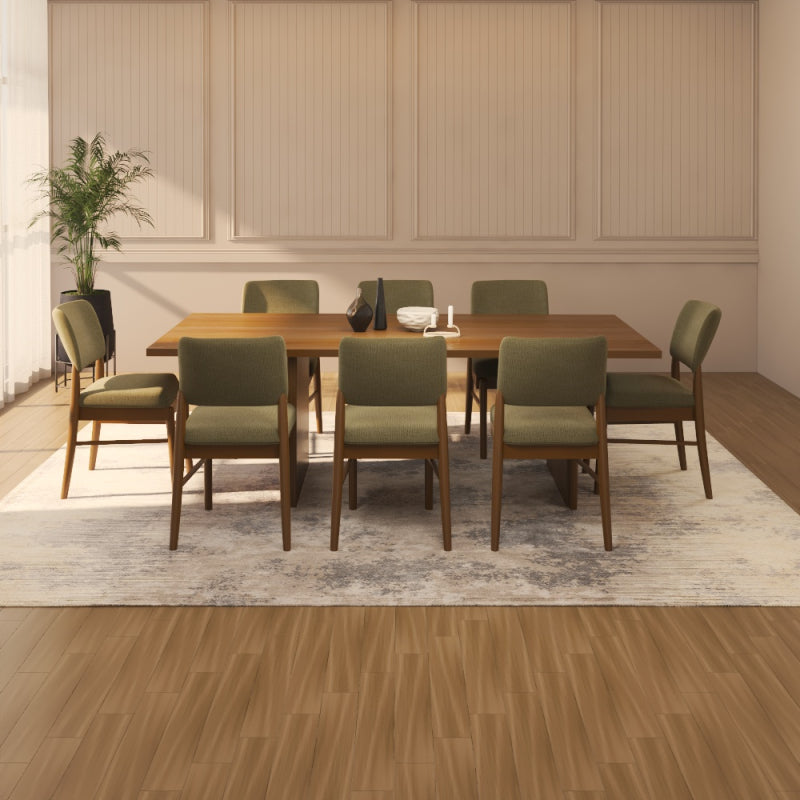 Luxurious Dining Table Wood by Alhome - 200x76x90 cm