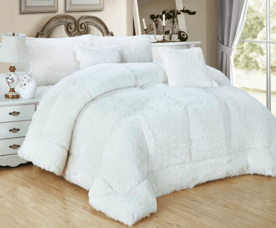 Fur Bedding 6 Pieces - Double - By Alhome - ALHOME