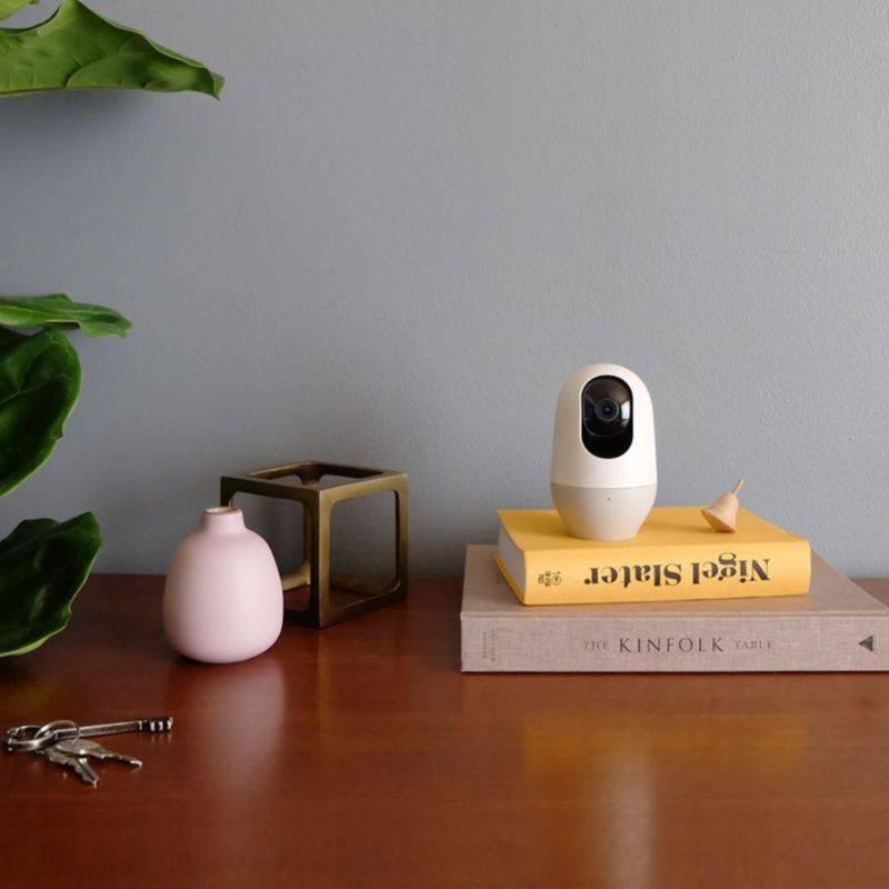 Nooie Baby Monitor, Wifi Camera Indoor, 360-Degree IP Camera, 1080P Super IR Night Vision Motion & Sound Detection - Alexa - ALHOME