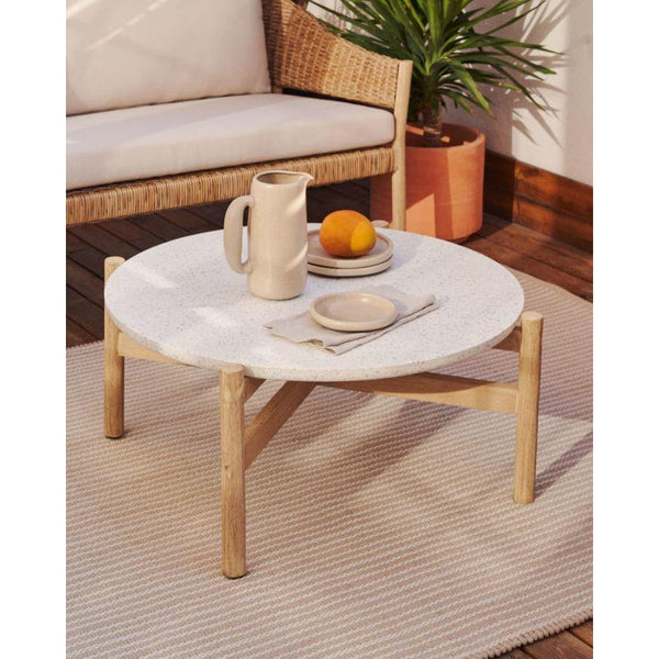 White Engineered Wood Center Table - Size: 90x45 By Alhome - ALHOME