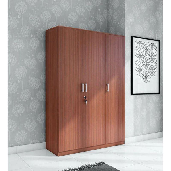 Brown Wardrobe For Timeless Elegance with Spacious Storage by Alhome - 110113215 - ALHOME