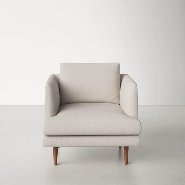 Beige Linen Chair By Alhome - ALHOME