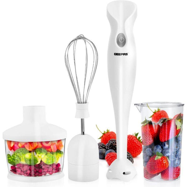 Geepas Hand Blender - 200 w - White - Ghb6144 - .com - Your Destination for Baby & Mother Needs in Saudi Arabia