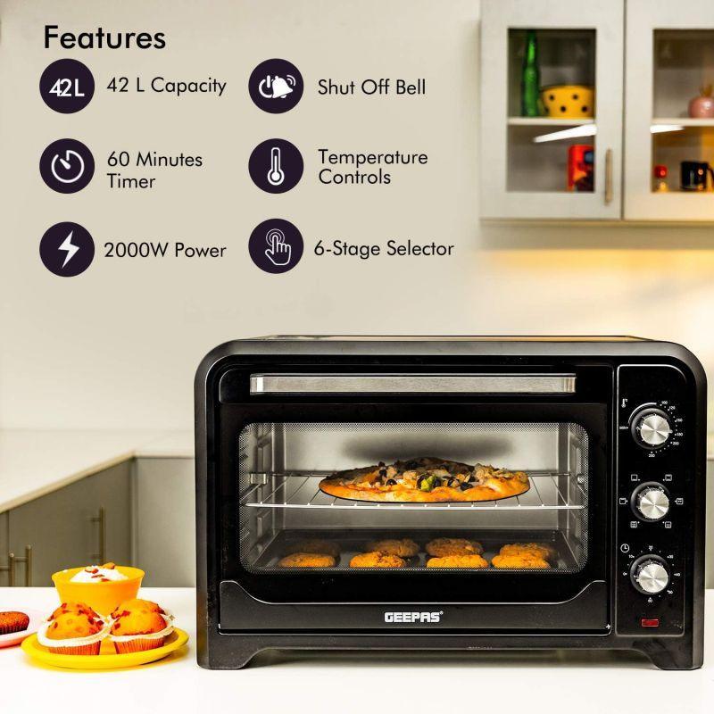 Geepas Electric Oven 1500W -GO4450 - .com - Your Destination for Baby & Mother Needs in Saudi Arabia