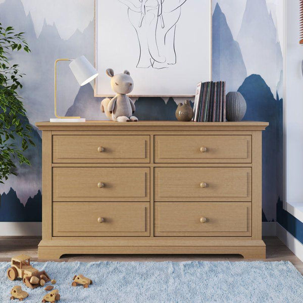 Kids Dresser: 142x40x84 Wood, Beige by Alhome - ALHOME