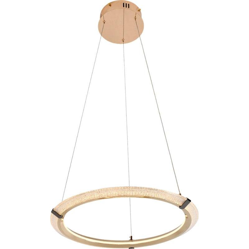 Modern Gold Chandelier With 3 Lights - 36 W By Alhome - C5720 - ALHOME