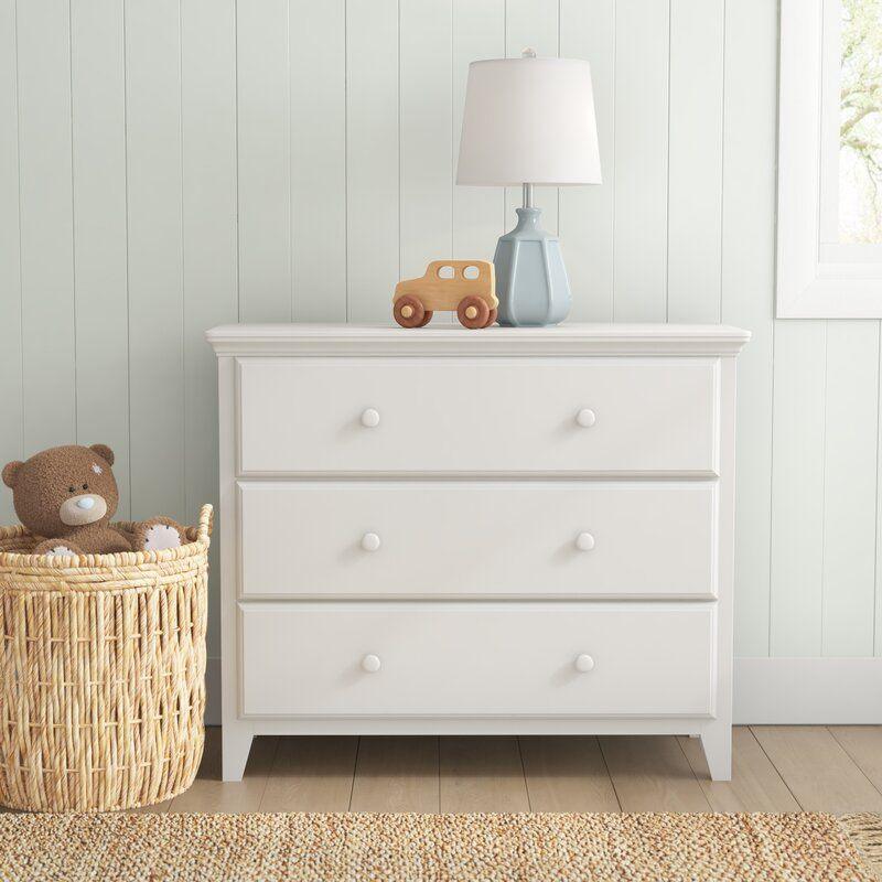 Kids Dresser: 94x41x79 Wood, Off White by Alhome - ALHOME