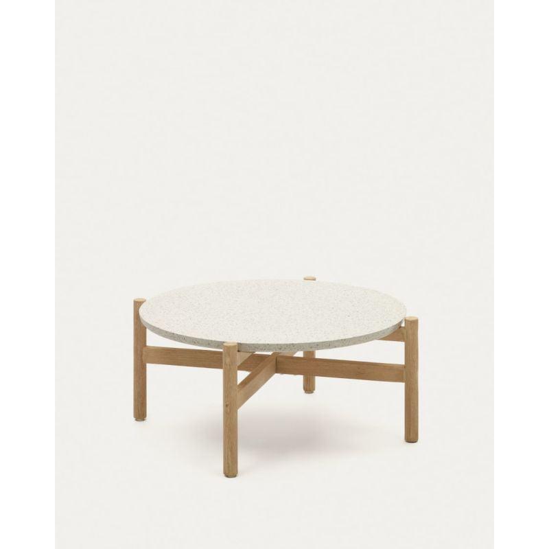 White Engineered Wood Center Table - Size: 90x45 By Alhome - ALHOME