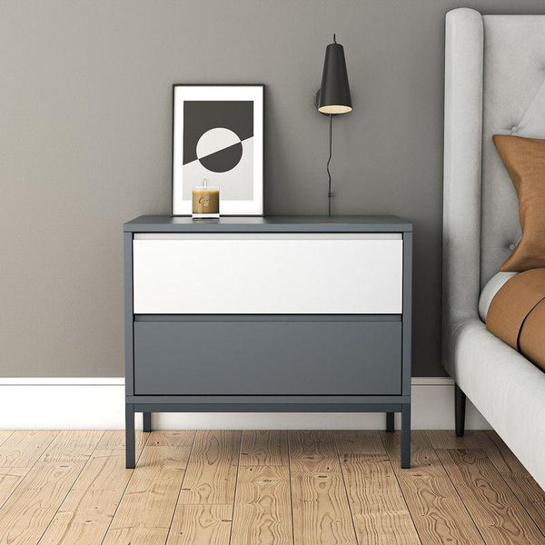 Contemporary Melamine Nightstand By Alhome - 110112462 - ALHOME