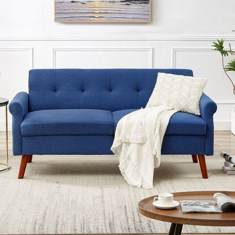 Modern Chic Linen 2 Seater Sofa - 200x85x85 cm - By Alhome - ALHOME