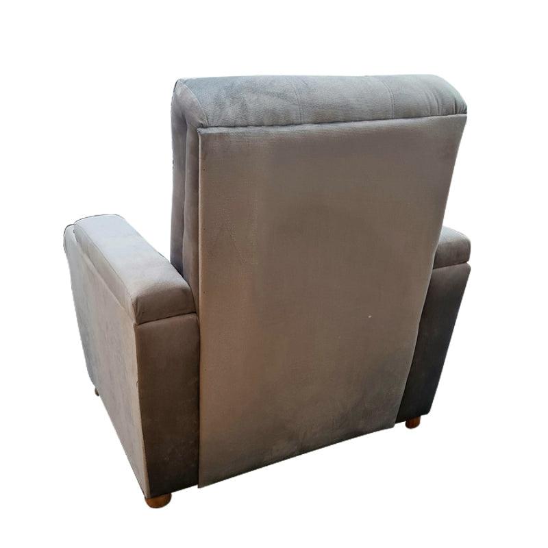 Velvet Classic Cinematic Recliner Chair with Cups Holder - E1 by In House - ALHOME