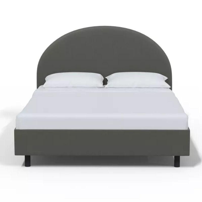 Supreme Comfort: Swedish Wood King Bed - Prestige Grey Opulence (160x200x140) by Alhome - ALHOME