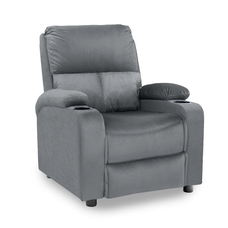 Velvet Classic Cinematic Recliner Chair with Cups Holder - NZ70 by In House - ALHOME