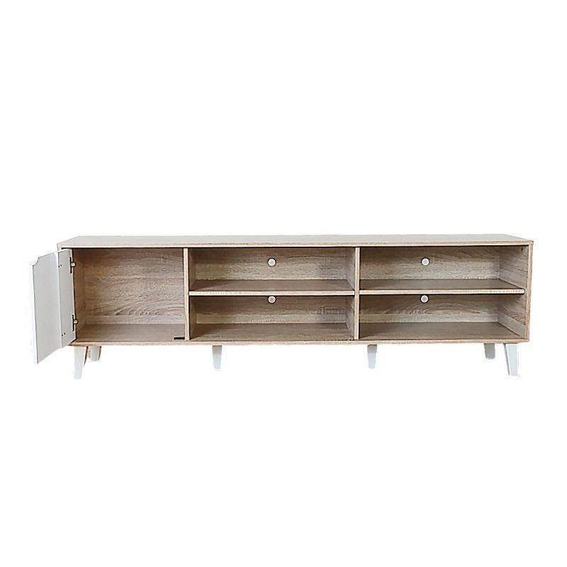 Tv Table From Malaysian Wood - Wooden - 181x40x54.5 cm - By Baity - ALHOME