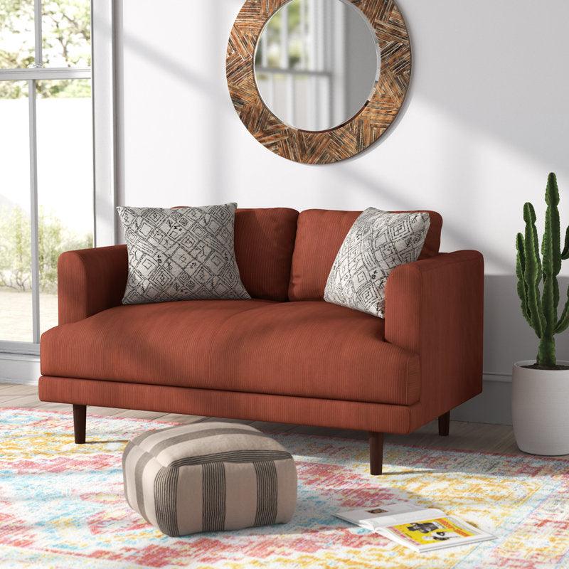 Modern Cozy Velvet 2 Seater Sofa - 180x85x85 cm - By Alhome - ALHOME