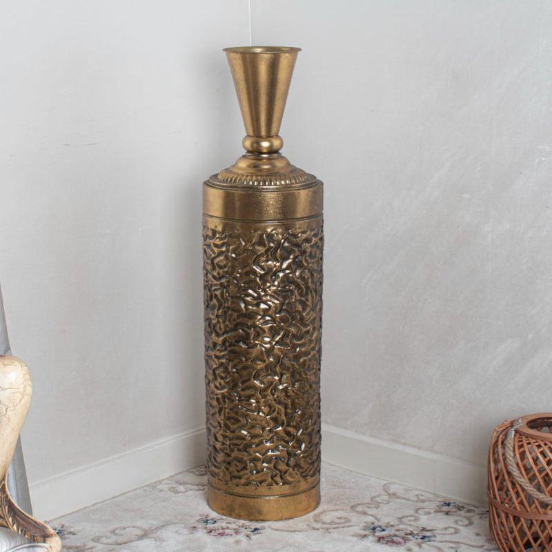 Metal Decoration Vase 102 cm - Bronze By Alhome - ALHOME