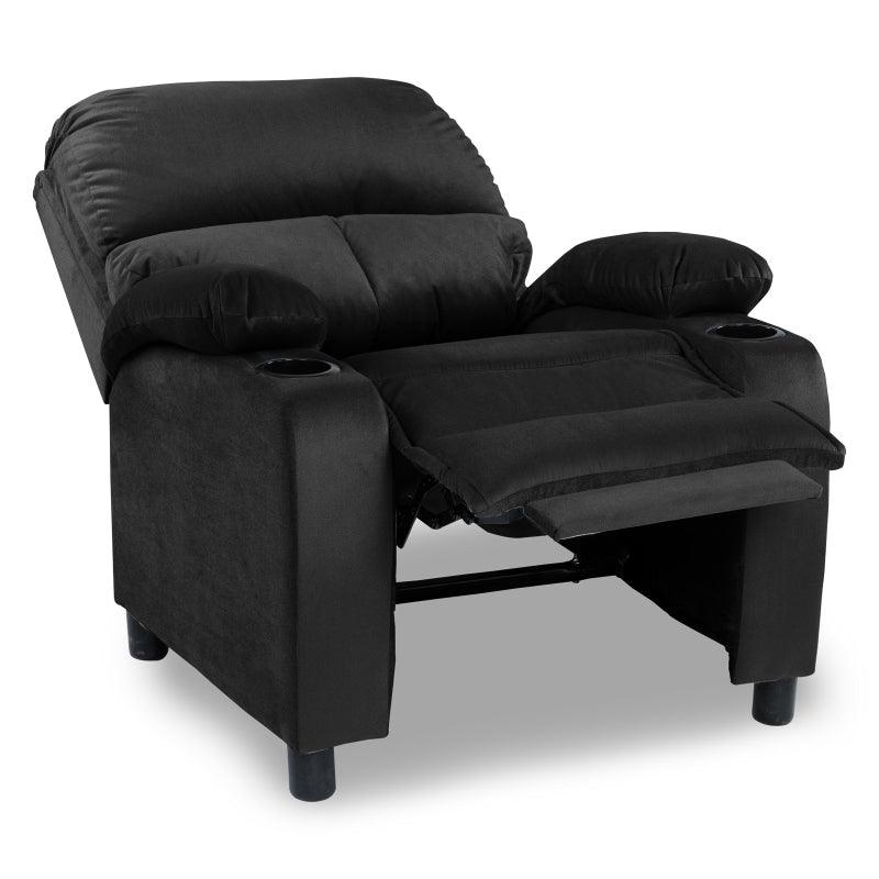 Velvet Classic Cinematic Recliner Chair with Cups Holder - NZ70 by In House - ALHOME