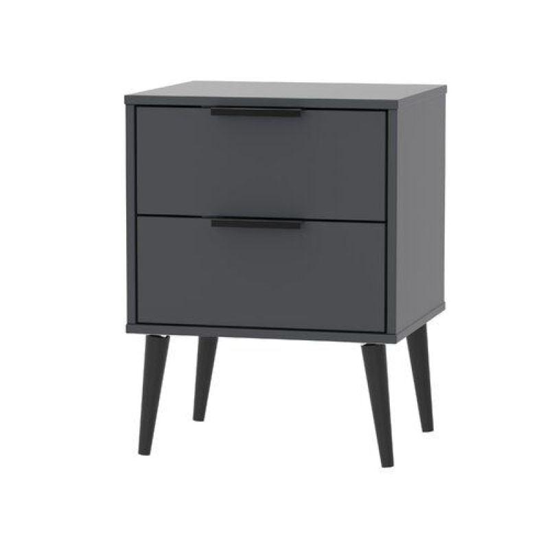 Sleek Melamine Nightstand By Alhome - ALHOME