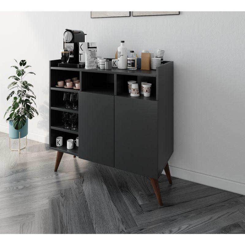 Modern Black Coffee Corner - 1.13.4.2 By Alhome - ALHOME