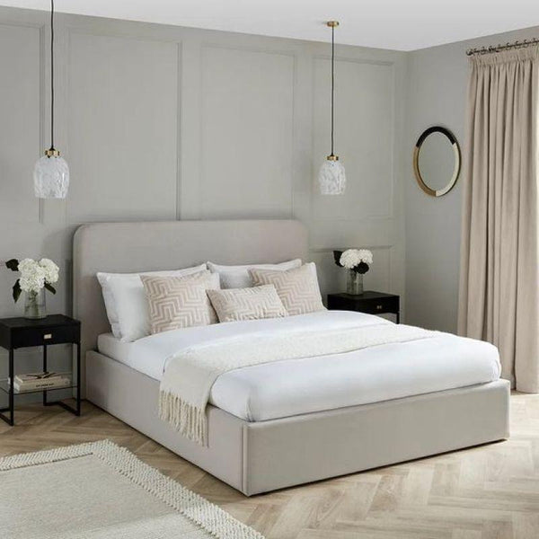 Swedish Wood Chanel Grey Super King Bed By Alhome - 110112259 - ALHOME