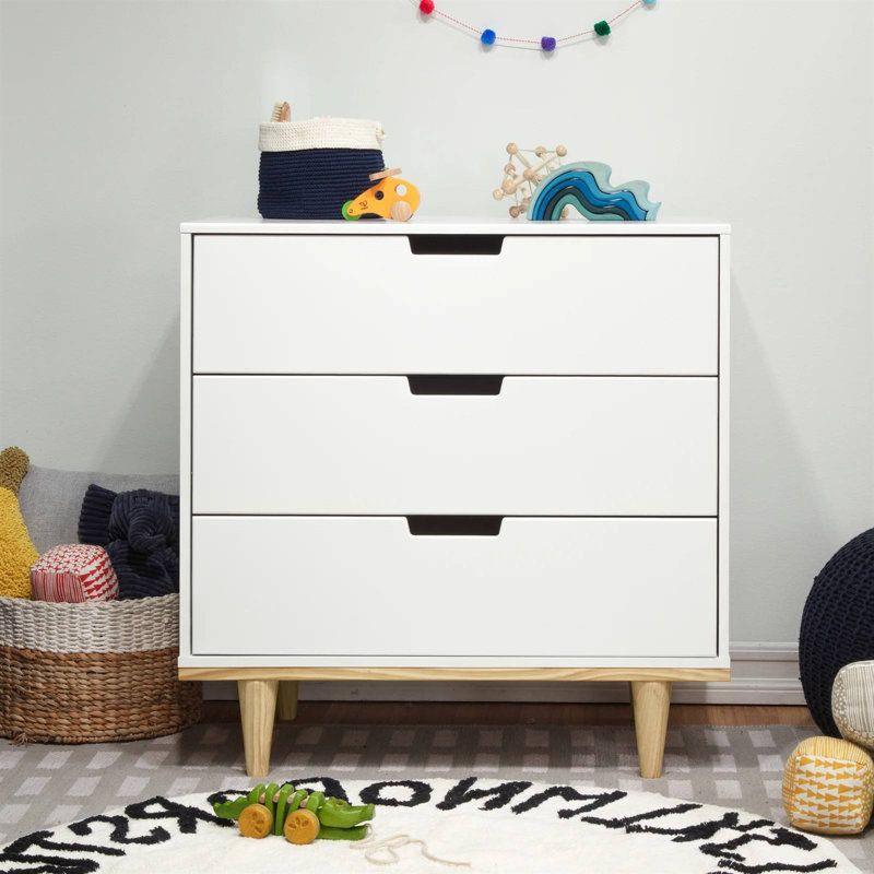 Kids Dresser: 85x40x85 Wood, White by Alhome - 110112919 - ALHOME