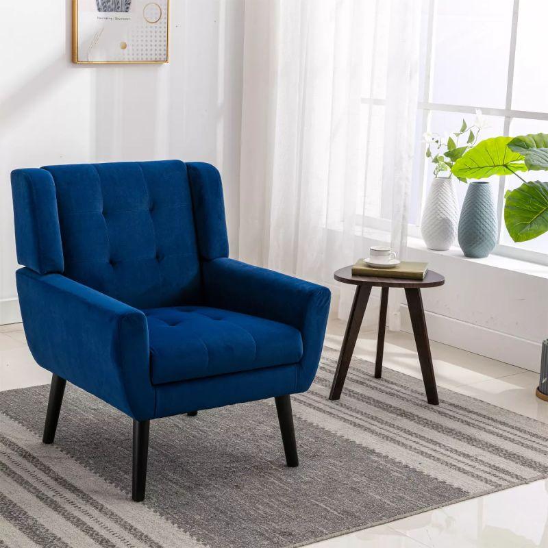 Comfortable Velvet Chair - 90x85x85 cm - By Alhome - ALHOME