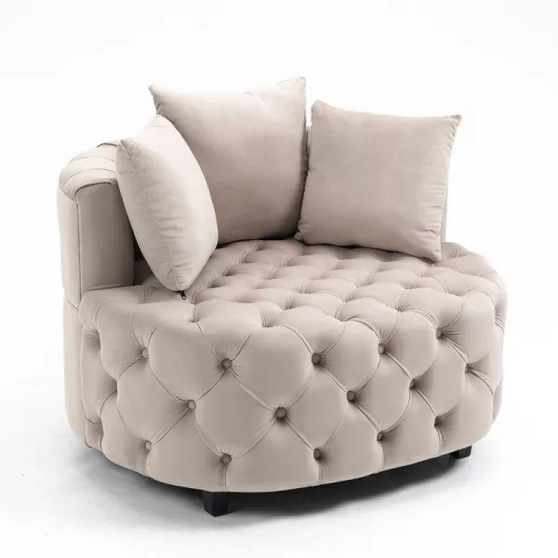 Luxurious Velvet Chair 100x85x85 cm - By Alhome - ALHOME