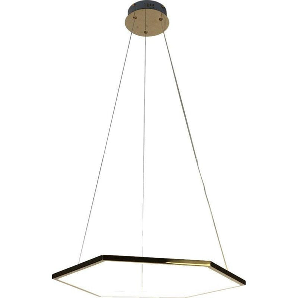 Modern Chandelier - Yellow - 30 Watts - Gold - By Alhome - ALHOME