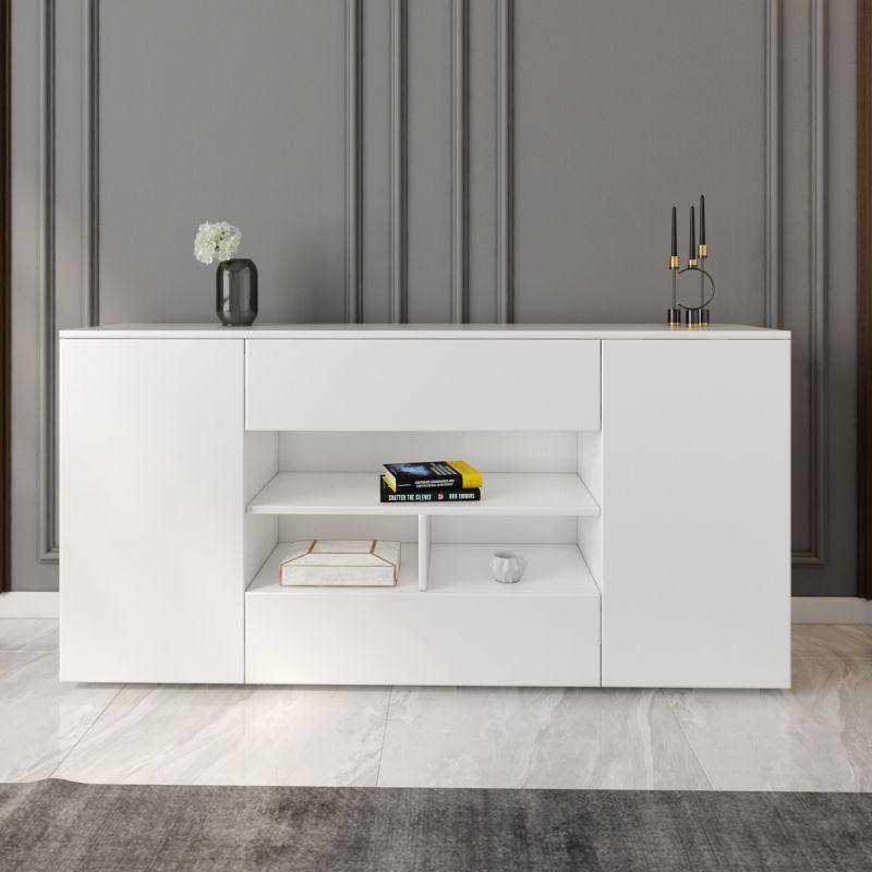 White Console Storage Unit By Alhome - ALHOME