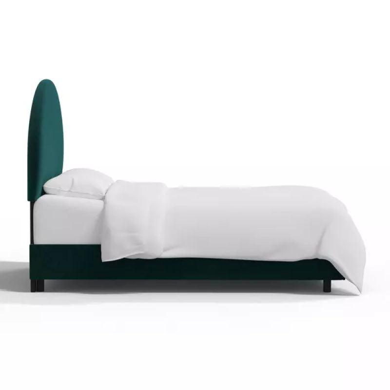 Supreme Comfort: Swedish Wood King Bed - Prestige Green Tranquility (160x200x140) by Alhome - ALHOME