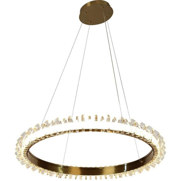 Modern Gold Chandelier - 85 W - Yellow By Alhome - ALHOME