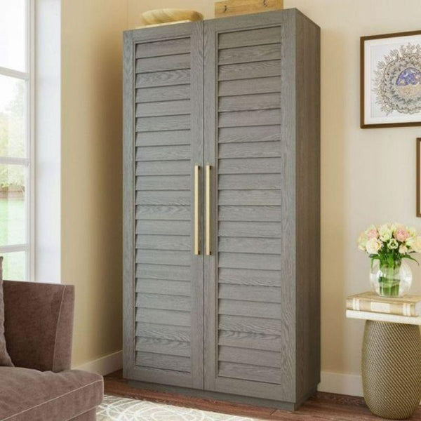 Wooden Wardrobe for Classic Bedroom Appeal By Alhome - ALHOME