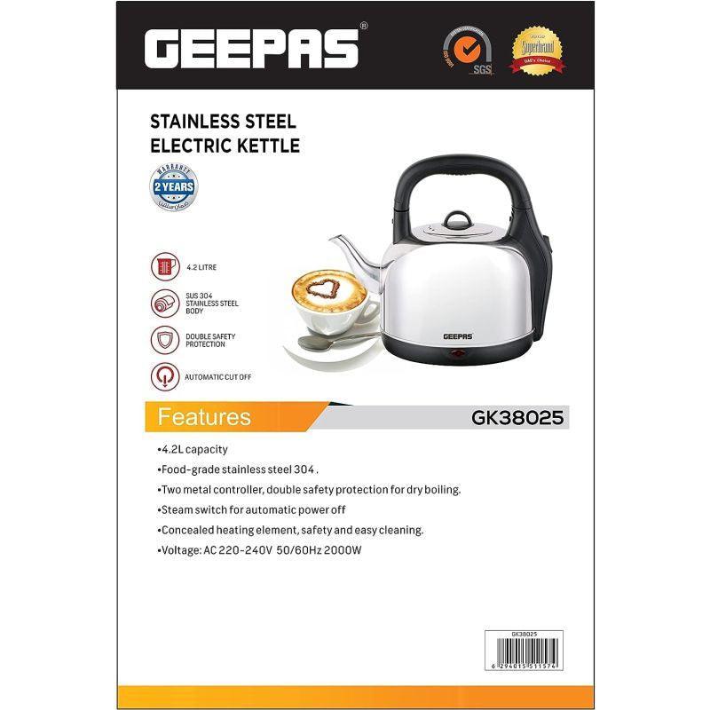 Geepas Kettle - 4.2L- 2400W - GK38025 - .com - Your Destination for Baby & Mother Needs in Saudi Arabia