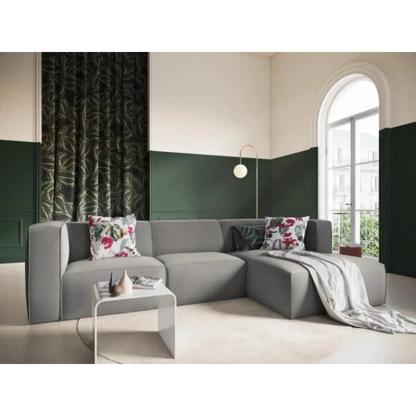 Comfortable Velvet Corner Sofa - 300x180x85x85 cm - By Alhome - ALHOME