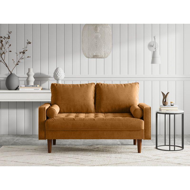 Modern Chic Velvet 2 Seater Sofa - 180x85x85 cm - By Alhome - ALHOME