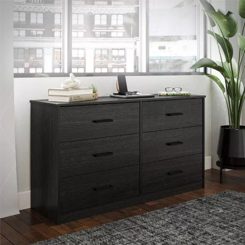 Chic Black MDF Unit Drawers by Alhome - 110113060 - ALHOME