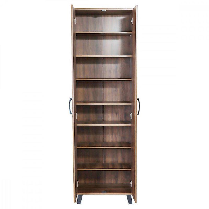 Multi Purpose Cabinet Made Of Malaysian Wood - Brown - 60x32x192 cm - By Baity - ALHOME