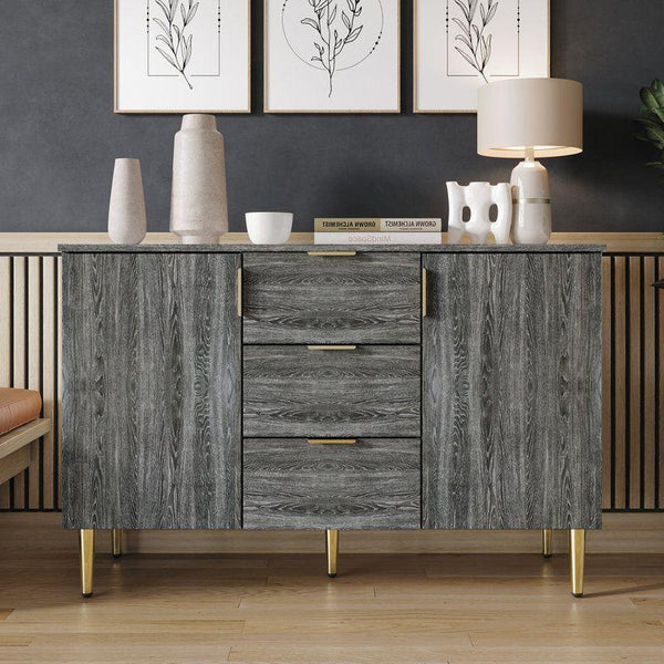 Contemporary Wood Buffet Table By Alhome - ALHOME