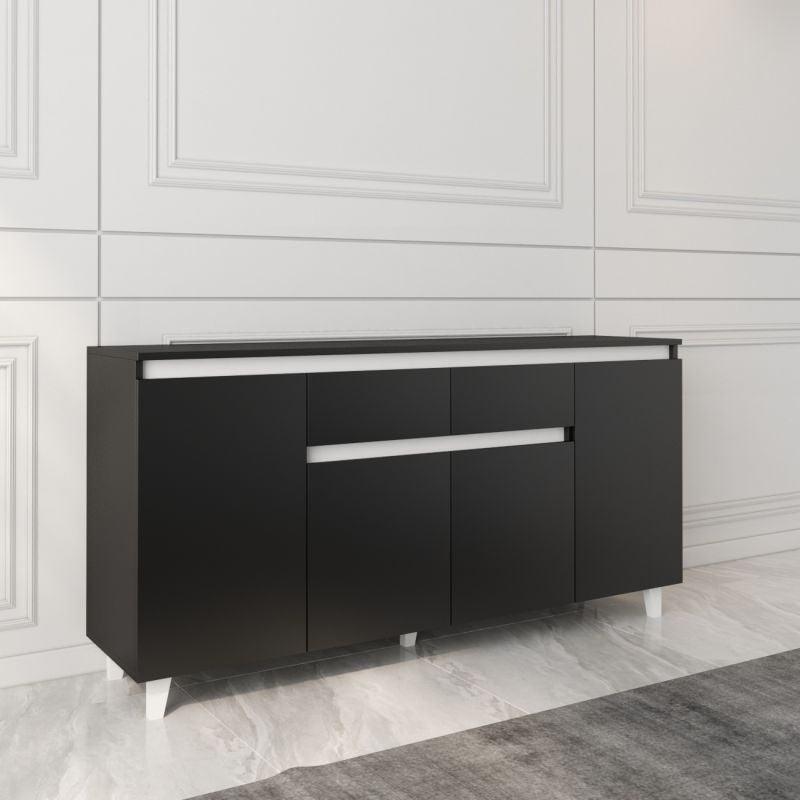 Console in Beige and Black By Alhome - ALHOME