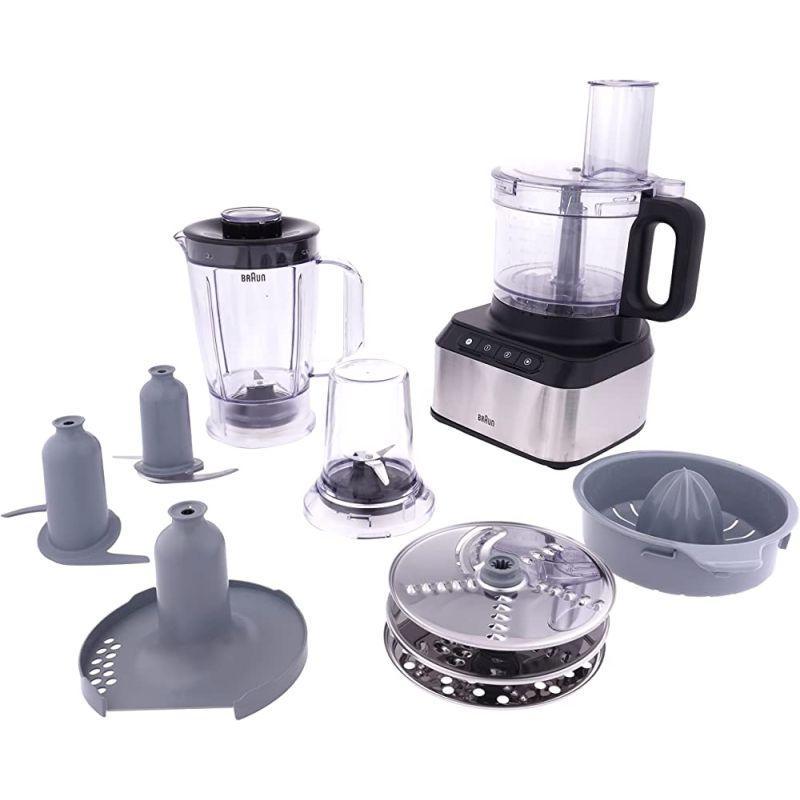 Braun PurEase Food Processor - 2.1 L - 800 W - BRFP3235SI - 