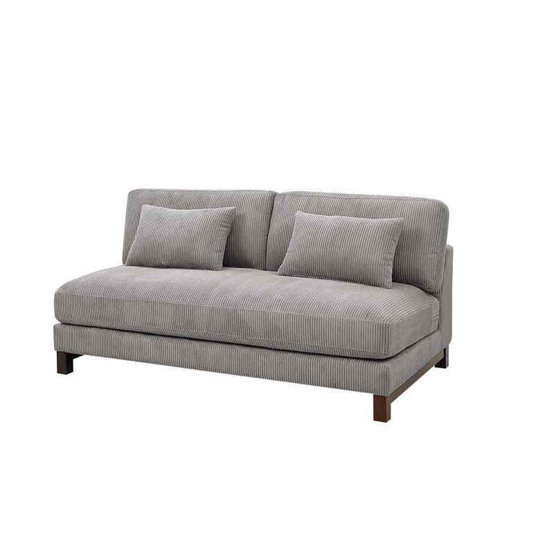 Modern Velvet 2 Seater Sofa - 200x85x85 cm - By Alhome - ALHOME