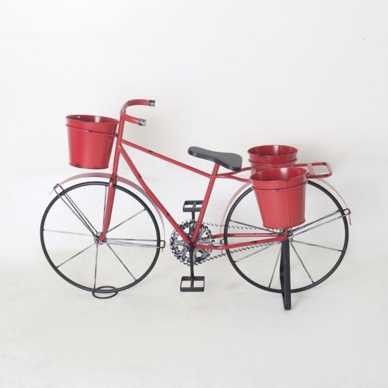 Decoration Metal Bike - Red By Alhome - ALHOME