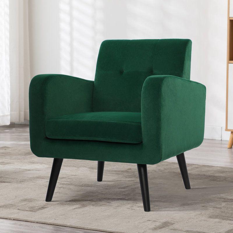 Velvet Chair - Green - 70x50x80 cm - By Alhome - 110113827 - ALHOME