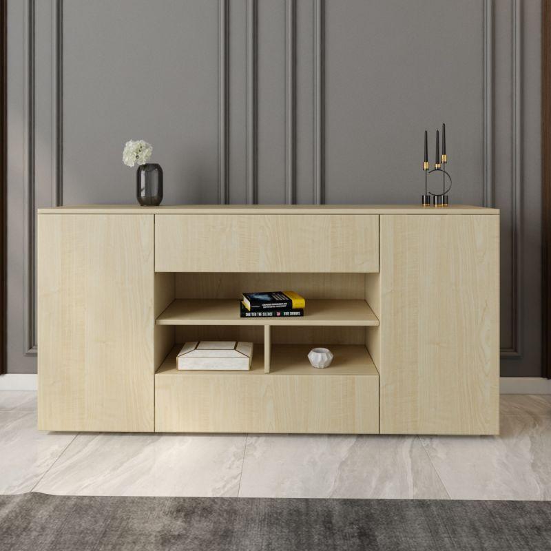 Beige Console Storage Unit By Alhome - ALHOME